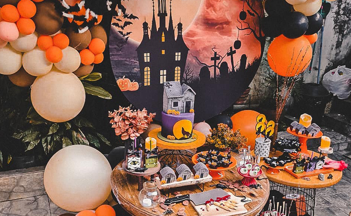 tema halloween clássico assustador