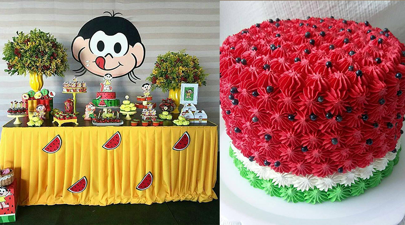 decoração aniversario magali 1 ano