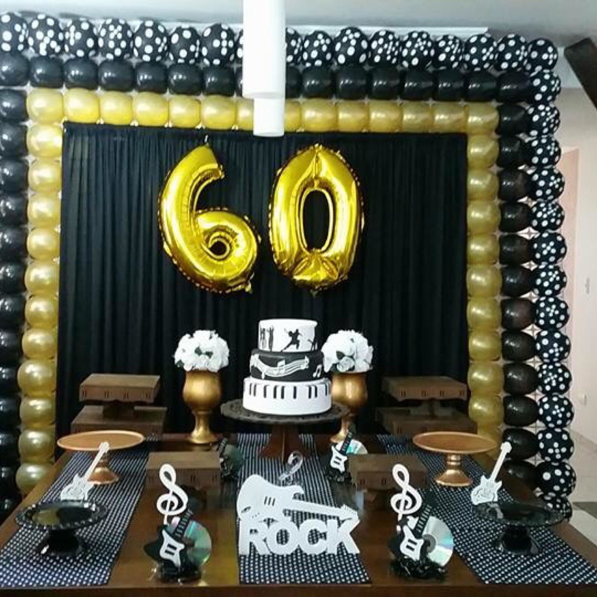 decoração anos 60 festa aniversario