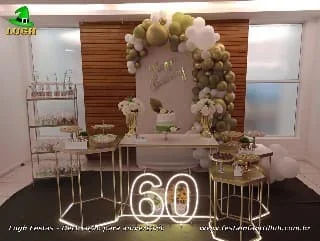 ideias criativas decoração festa anos 60