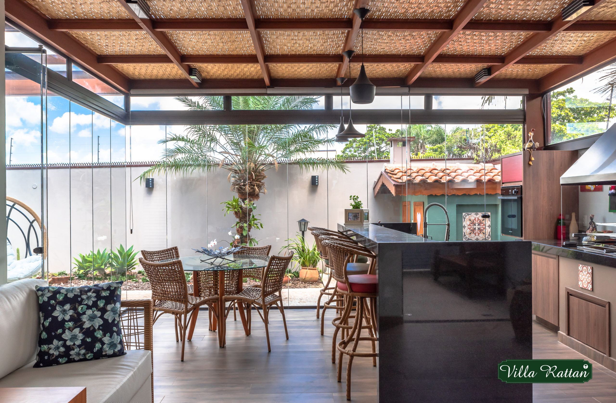 decoração área gourmet simples