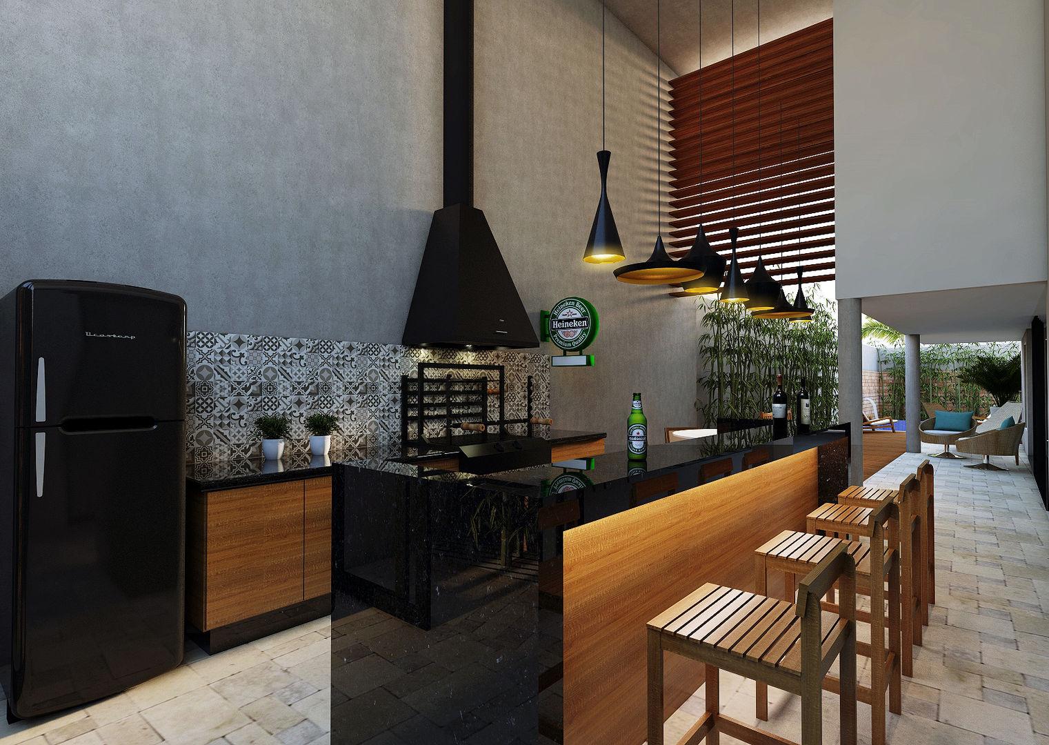 decoração balcão de cozinha