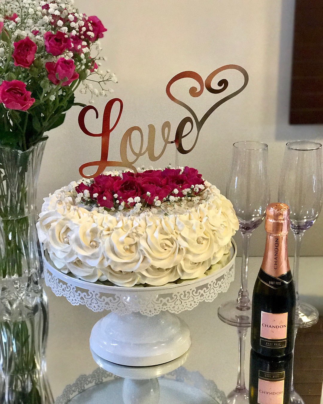 ideias criativas decoração bodas de cristal