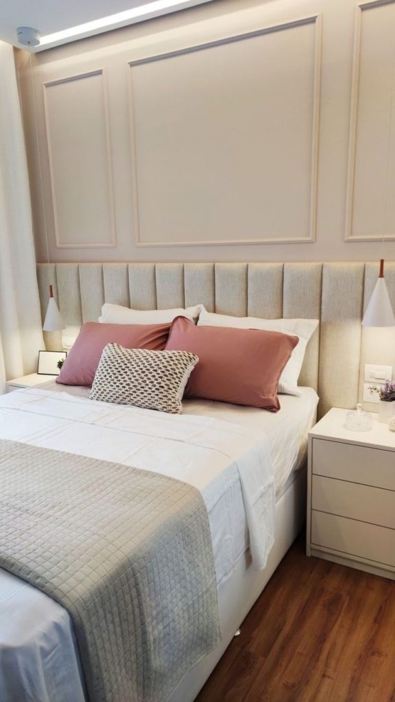 ideias de boiserie para sala de estar pequena