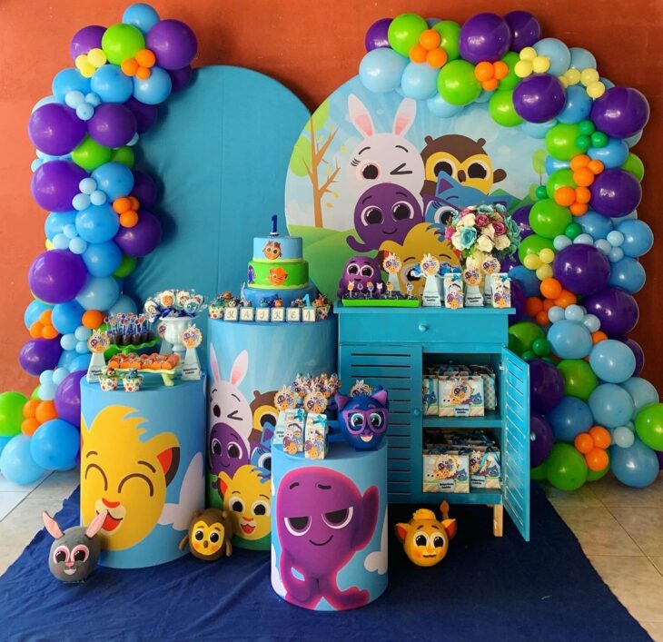 decoração bolo fofo menino