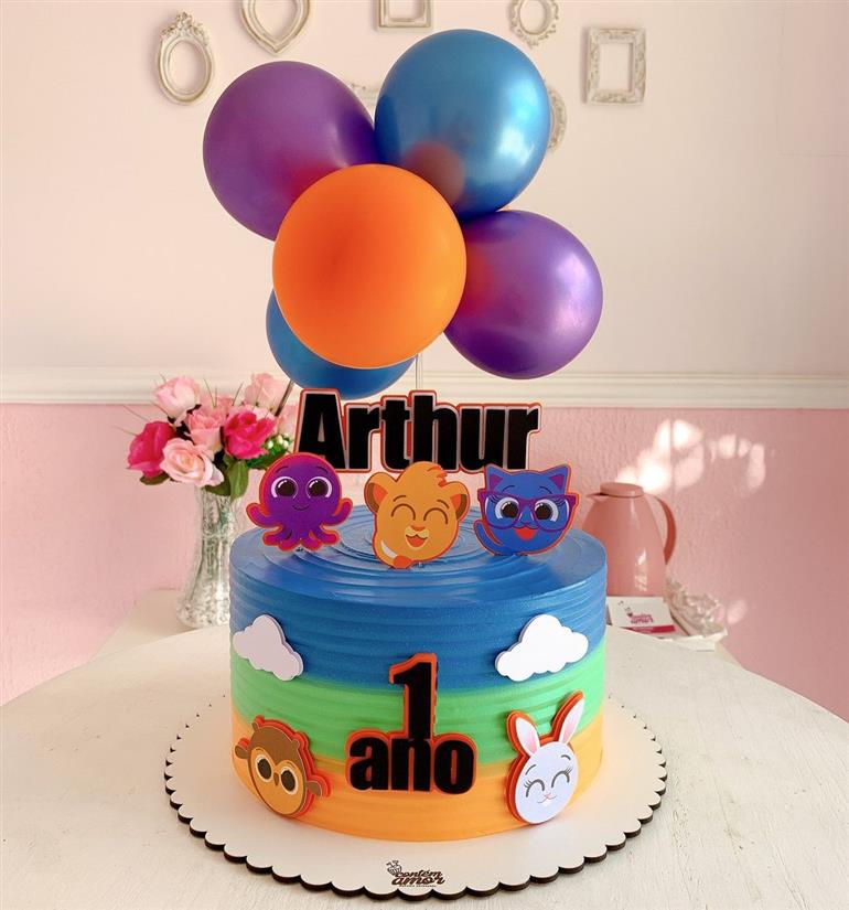 bolo chantilly ou chantininho para menino