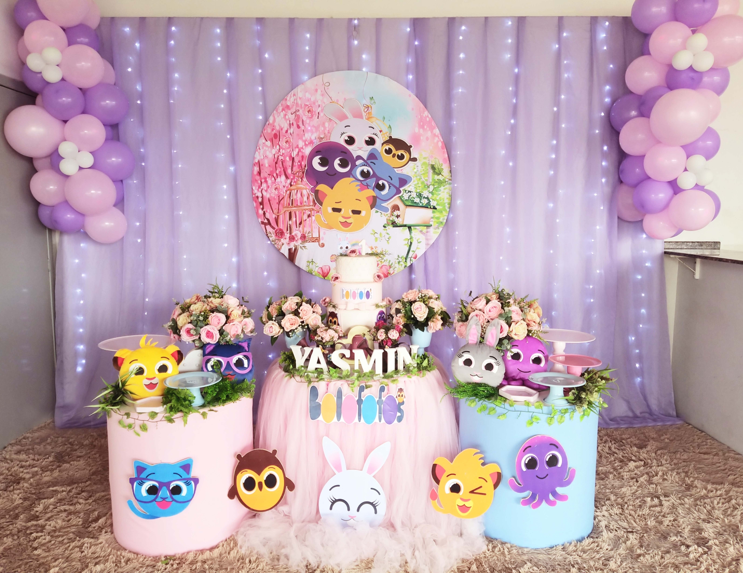 painel bolofofos menina