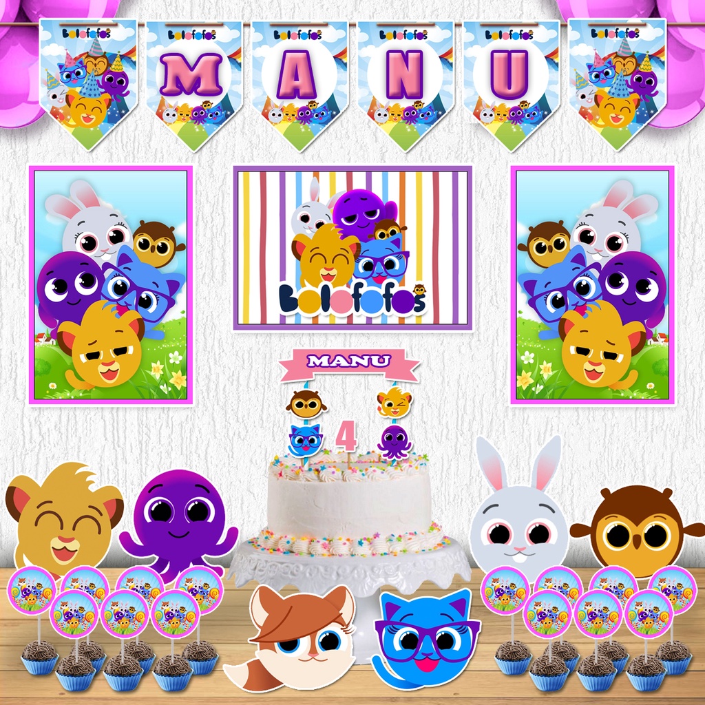 decoração bolofofos econômica