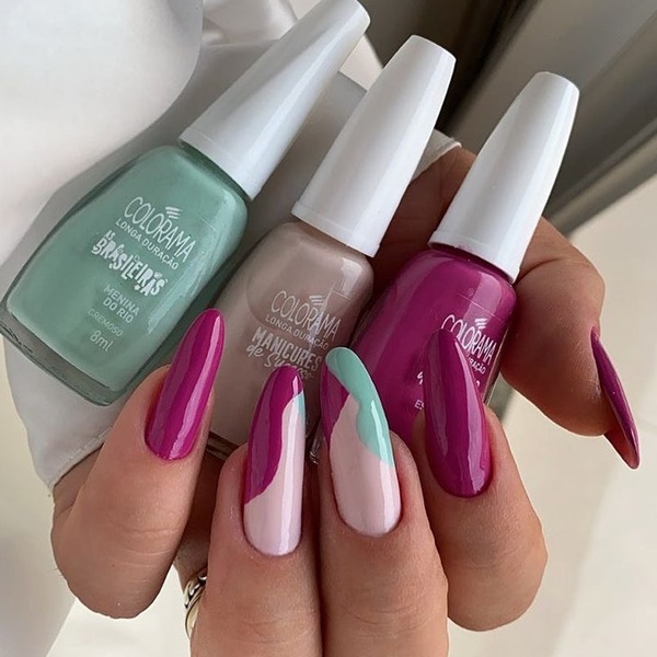 50 ideias unhas carnaval 2026 brilho neon
