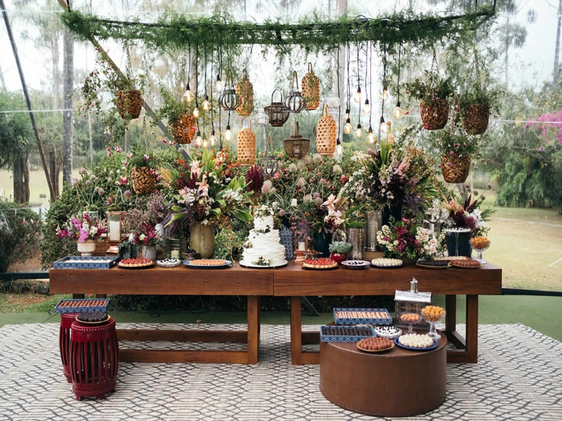 decoração casamento rústico chique