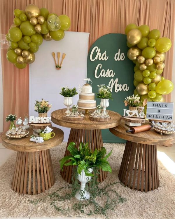 decoração cha casa nova