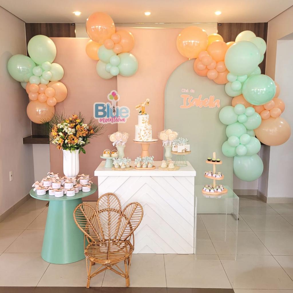decoração chá de bebê