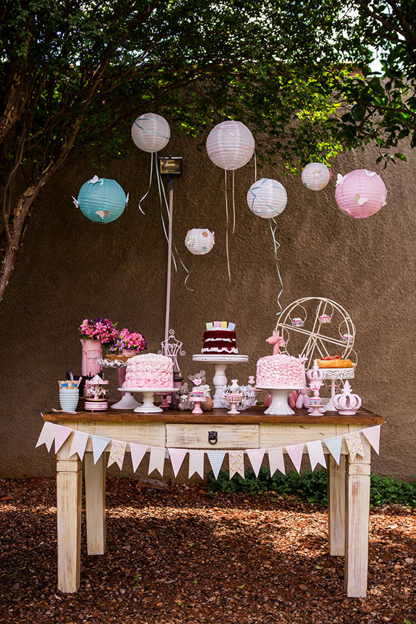 decoração chá de bebê menina ursinha