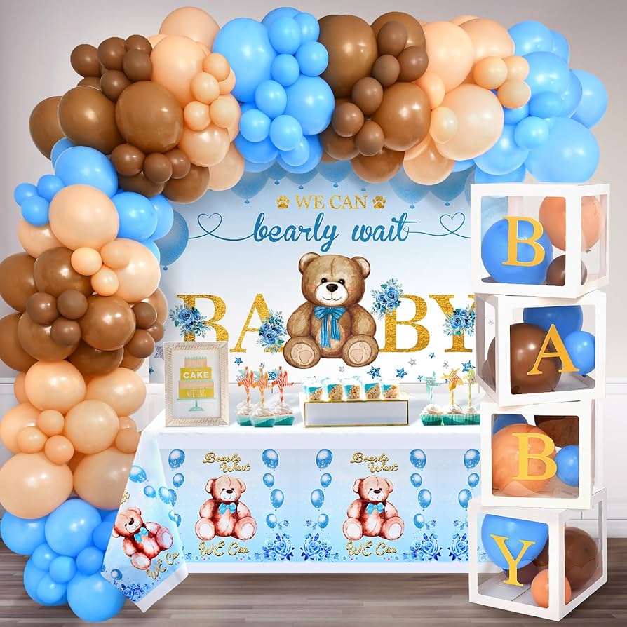 decoração chá de bebê menino