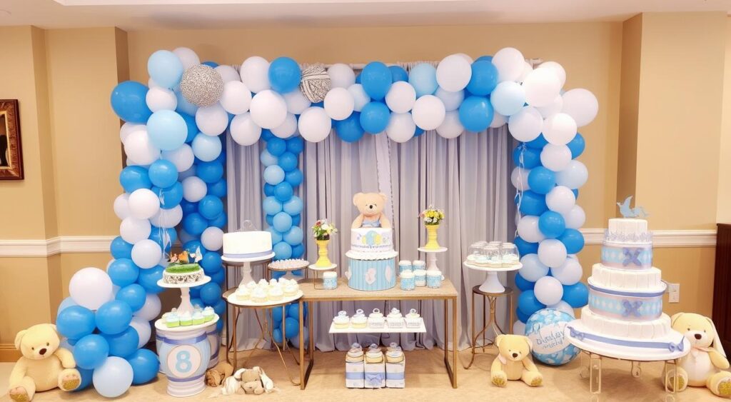 decoração chá de bebê menino