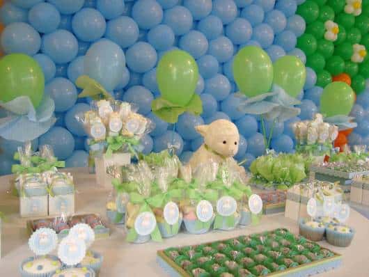 decoração chá de bebê ovelha vs ursinho qual escolher