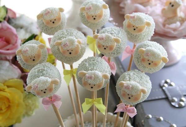 decoração chá de bebê ovelha simples