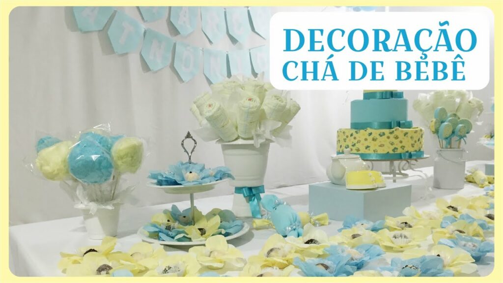 decoracao cha de bebe para meninas