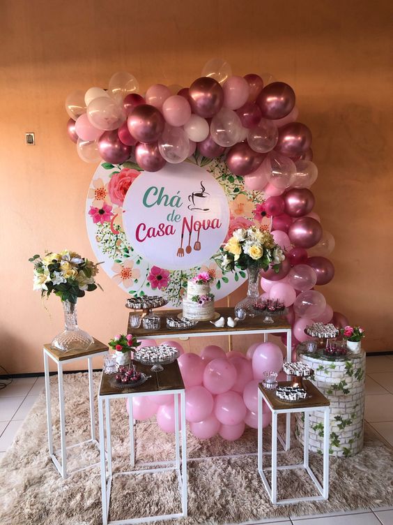 ideias de decoração para chá de casa nova simples e barata
