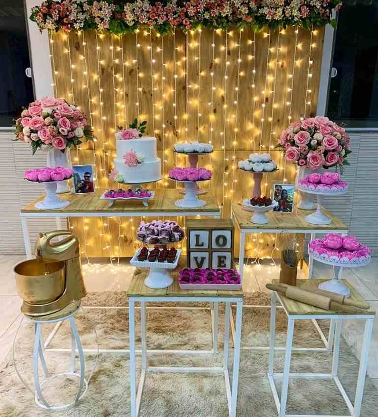 decoração chá de casa nova rústico vs moderno