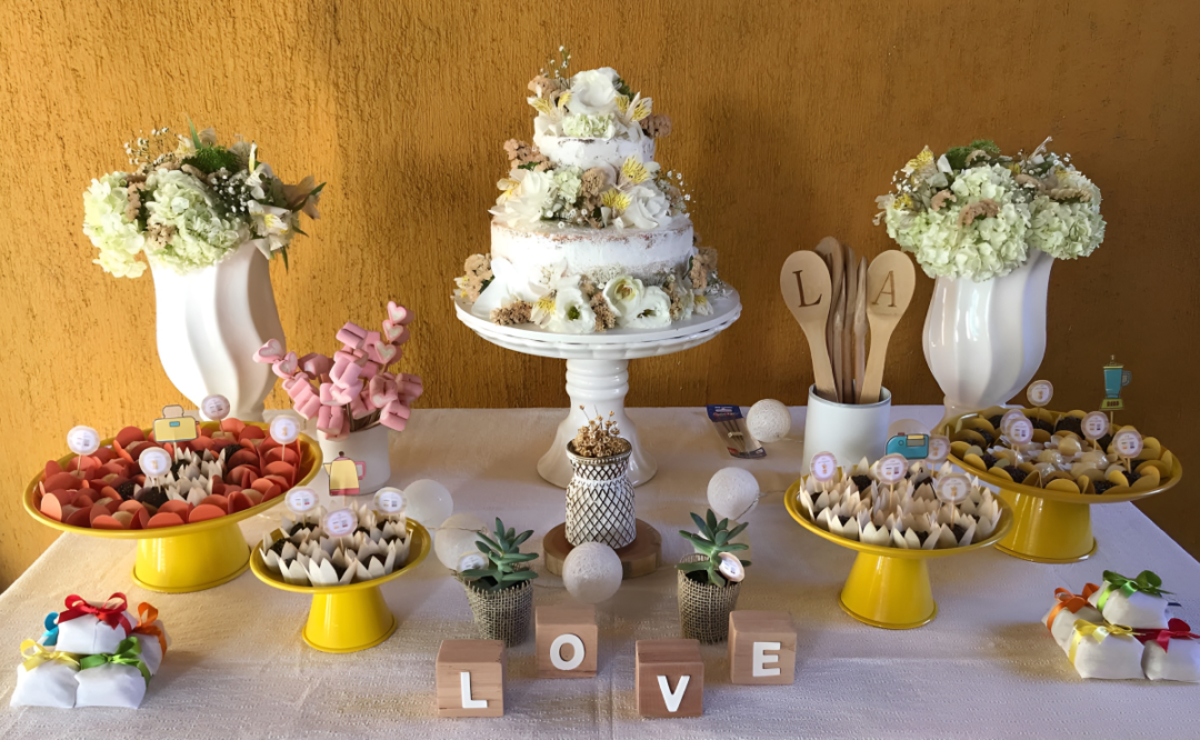 decoração chá de casanova