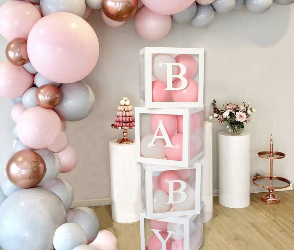 ideias de temas para decoração de chá de fralda de menina