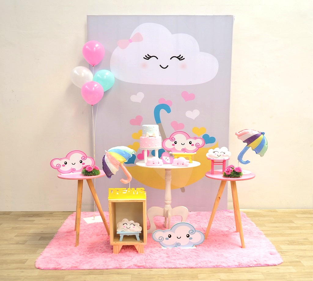 Passo a Passo: Painel 3D de Nuvem e Corações para sua Festa