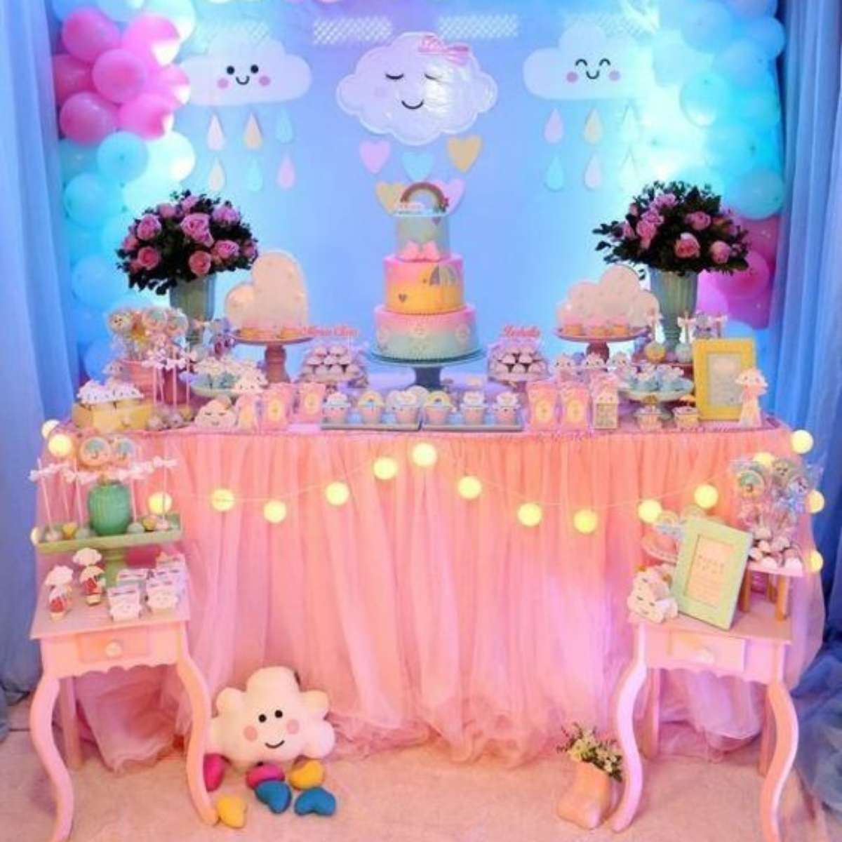 Passo a Passo: Painel 3D de Nuvem e Corações para sua Festa