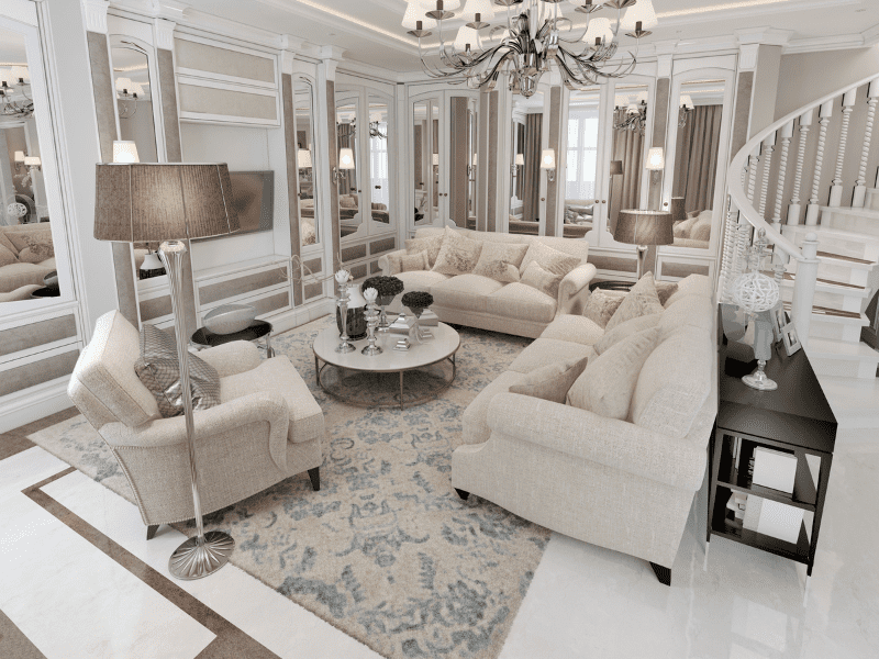 preço decoração sala clássica