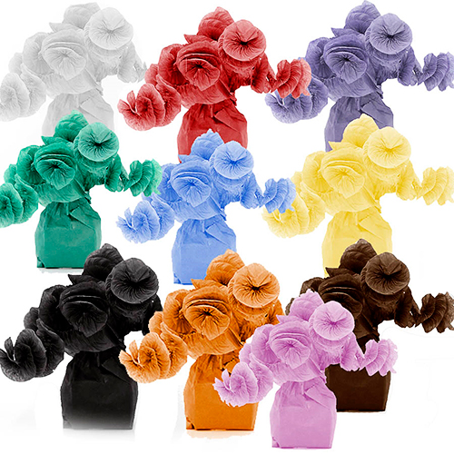 decoração com bala de coco