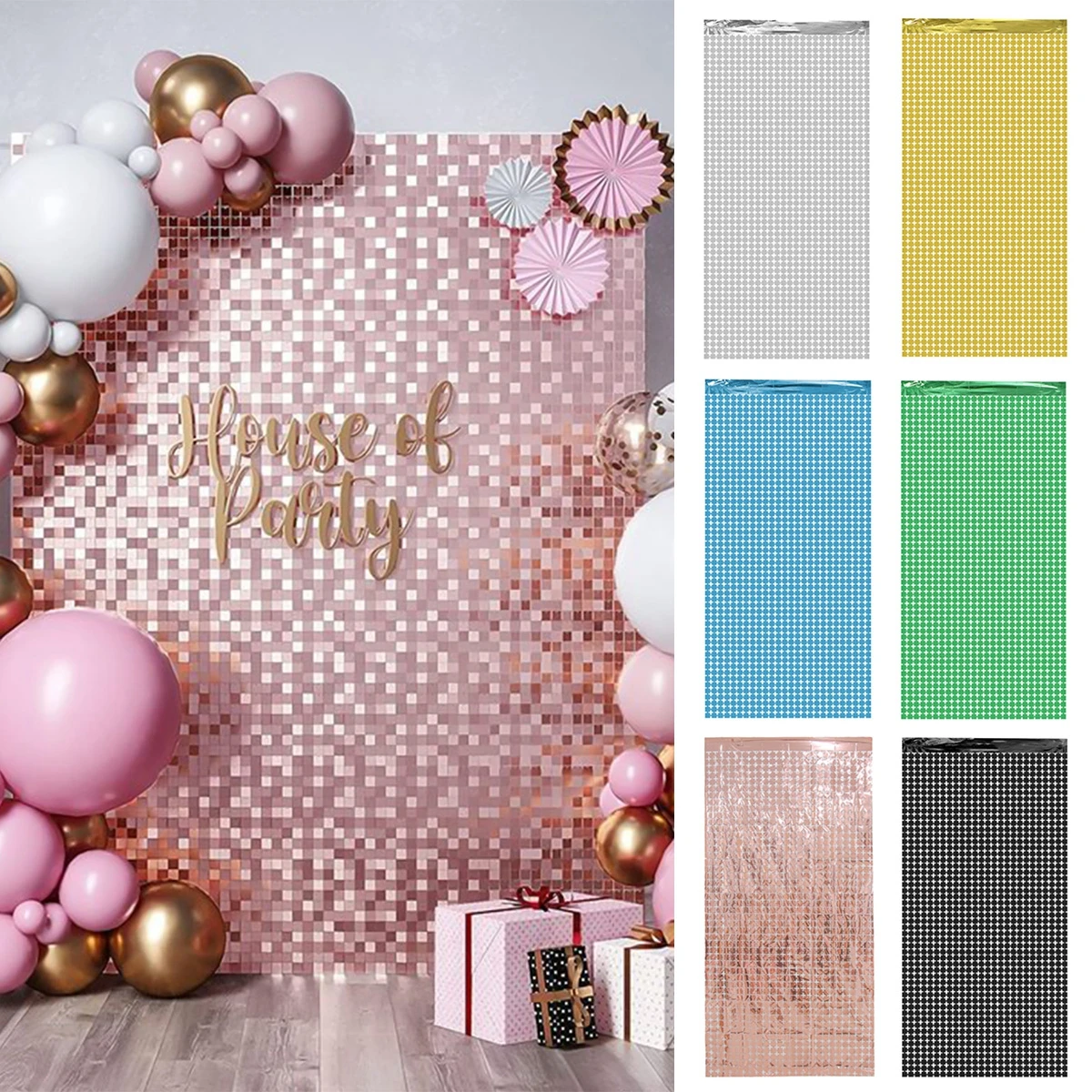 ideias criativas decoração balão metalizado festa