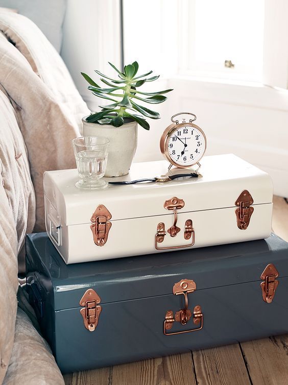 ideias criativas decoração baú madeira