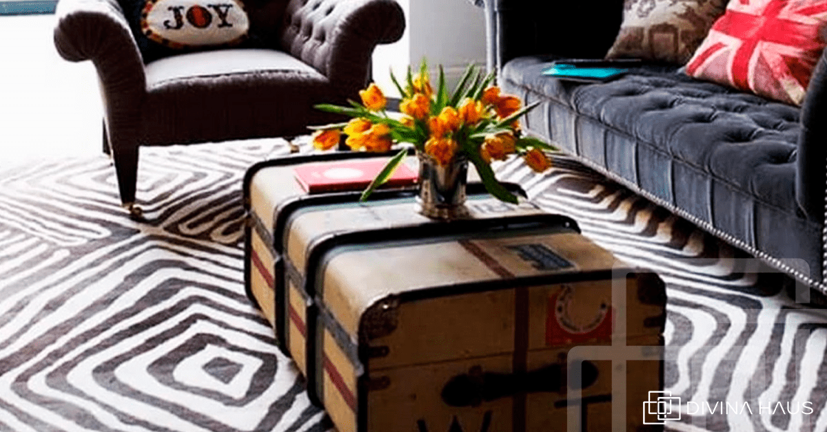 ideias criativas decoração baú madeira