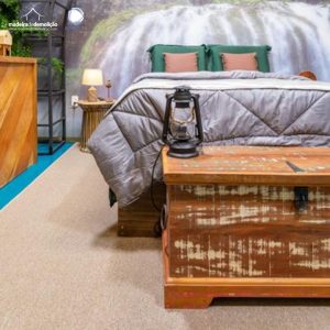 baú madeira versus outros materiais decoração