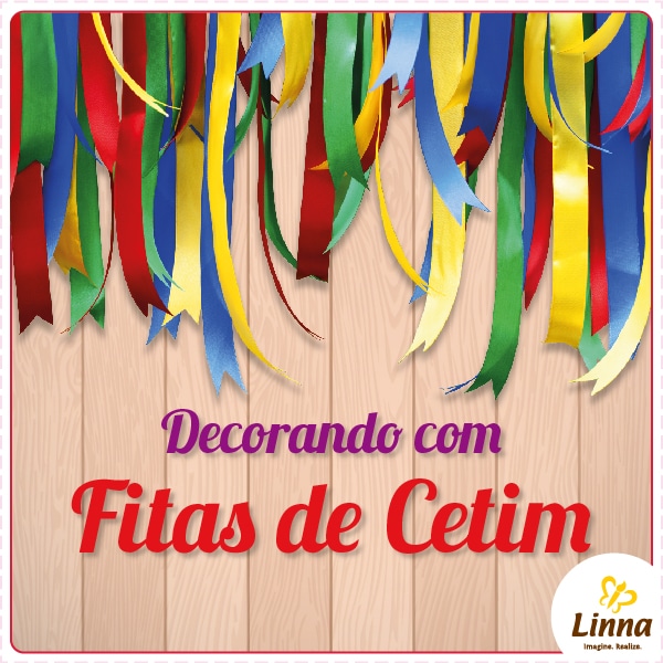decoração com fitas de cetim