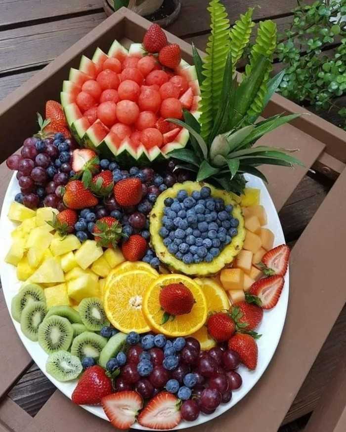 frutas frescas versus frutas desidratadas decoração ano novo