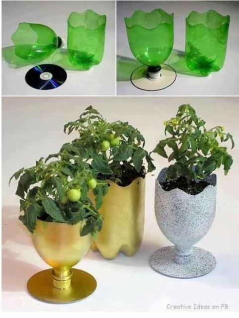 diy decoração garrafa pet
