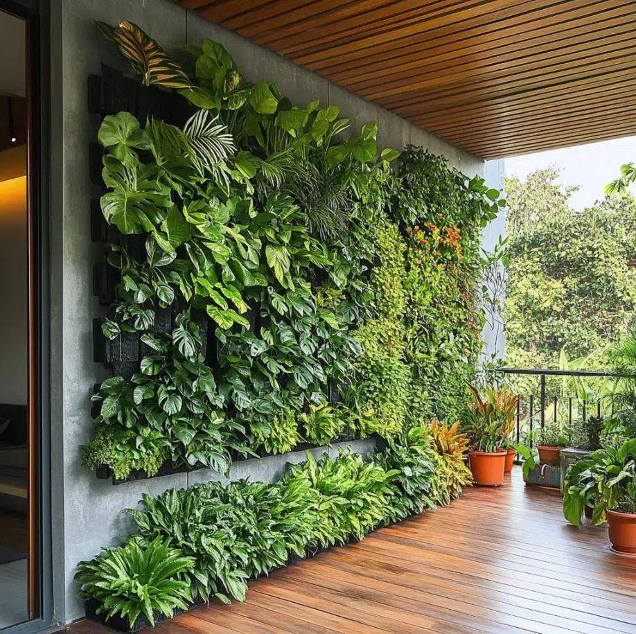 plantas ideais para jardim vertical em apartamento pequeno