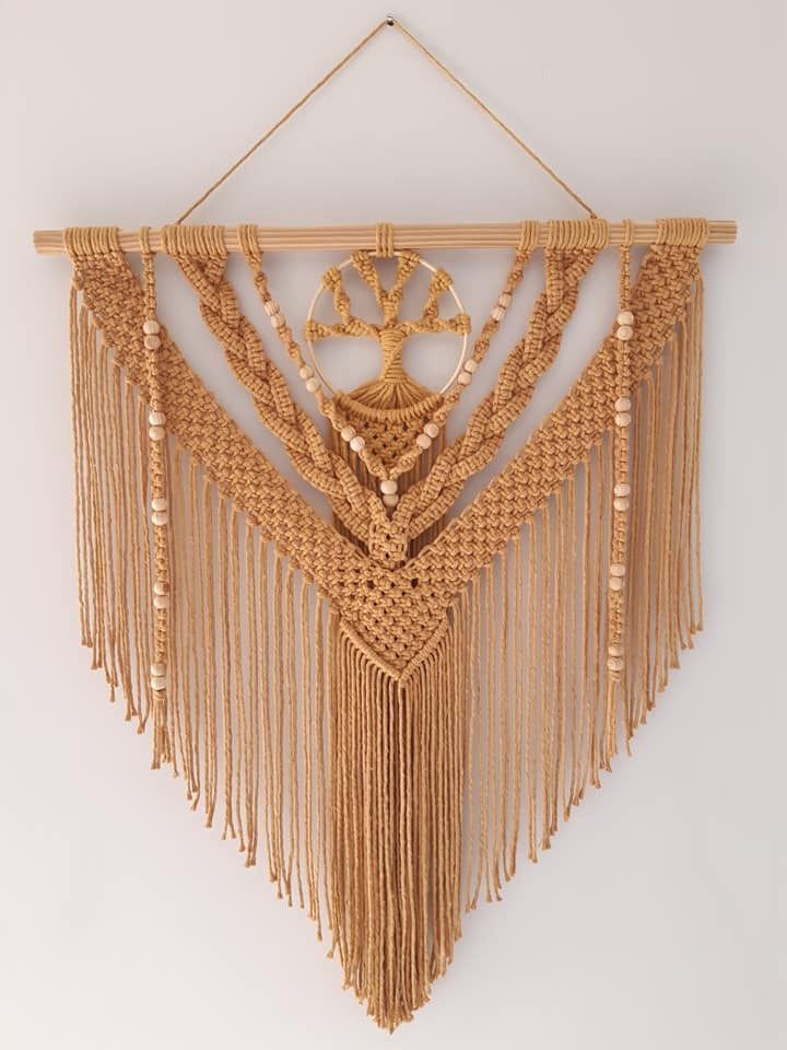 Decoração com macramê: tutoriais e inspirações