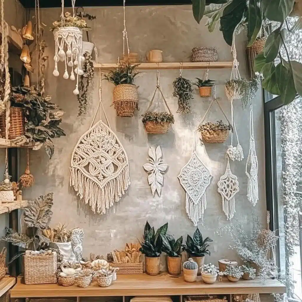 Decoração com macramê: tutoriais e inspirações