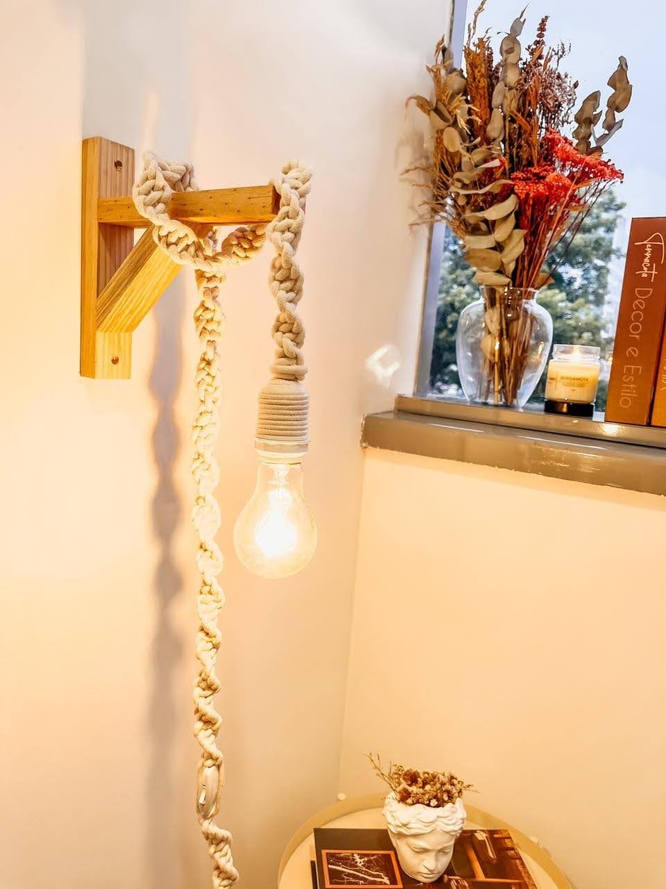 Decoração com macramê: tutoriais e inspirações