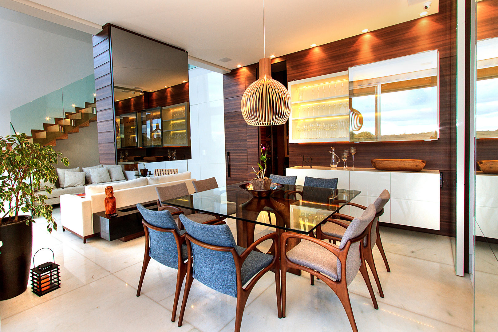 mesa vidro ou marmore qual escolher