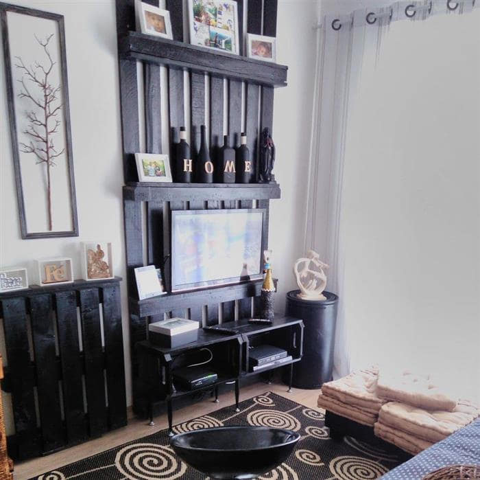 quanto custa decorar sala com pallet