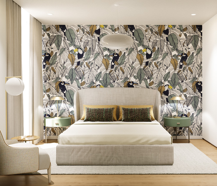 custo médio para decorar quarto com papel de parede