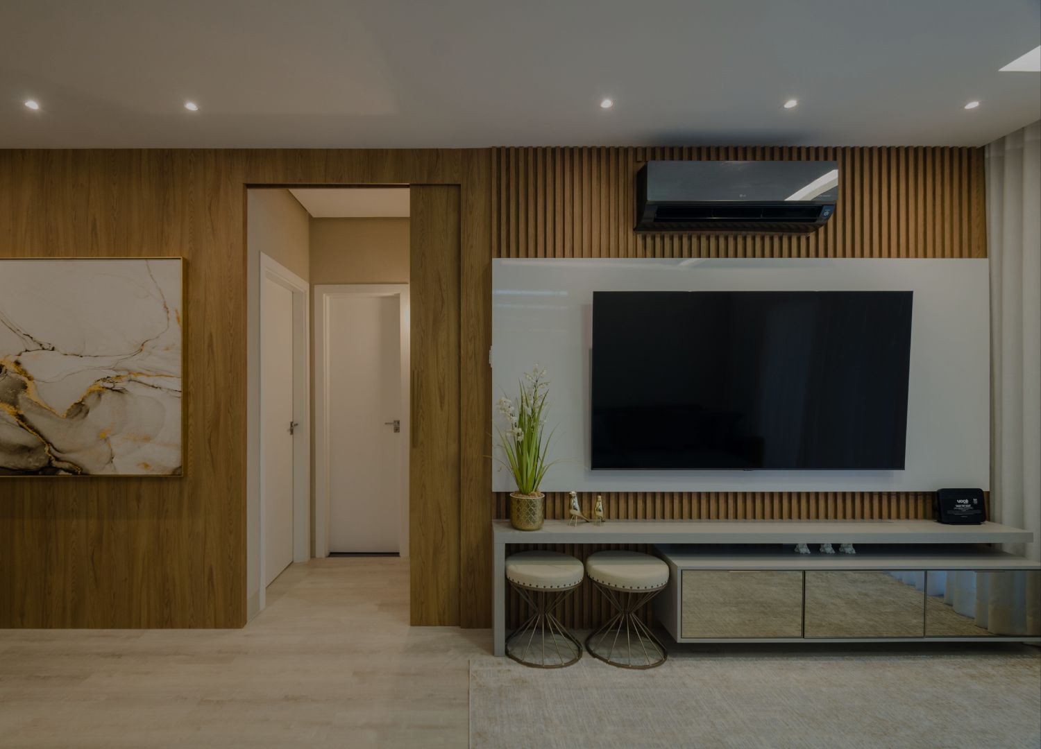 painel ripado de madeira vs MDF qual escolher