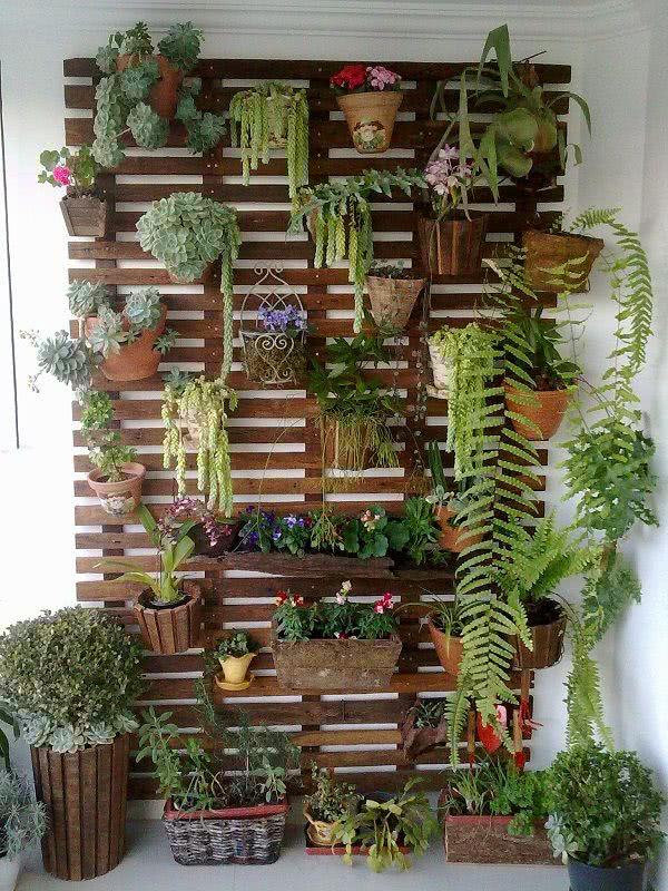parede de plantas
