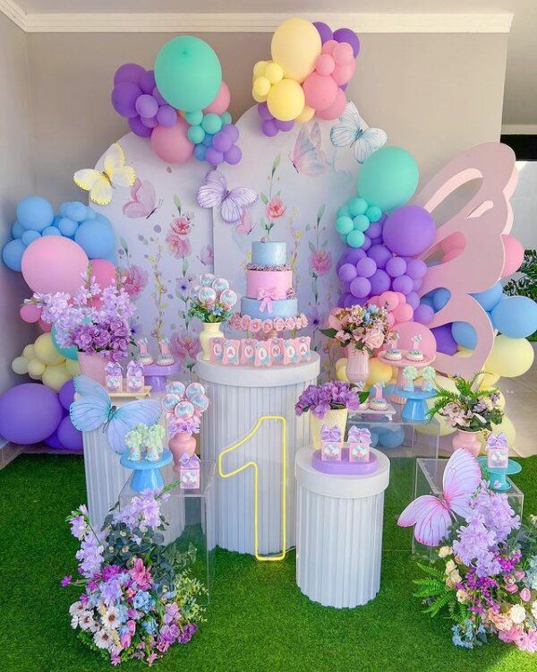 ideias de decoração jardim encantado para festa infantil