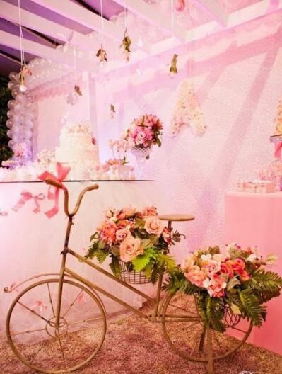 decoração com tema jardim encantado