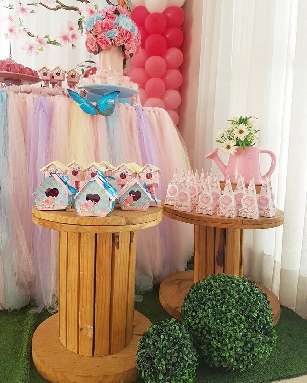 decoração jardim encantado vs bosque encantado