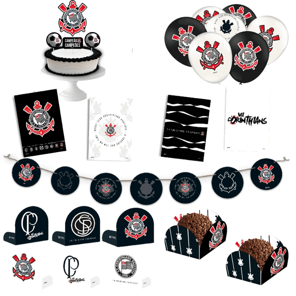 decoração corinthians barata e criativa